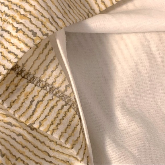 BCBGeneration Yellow Striped Halter Midi Dress | 6 - Picture 8 of 10